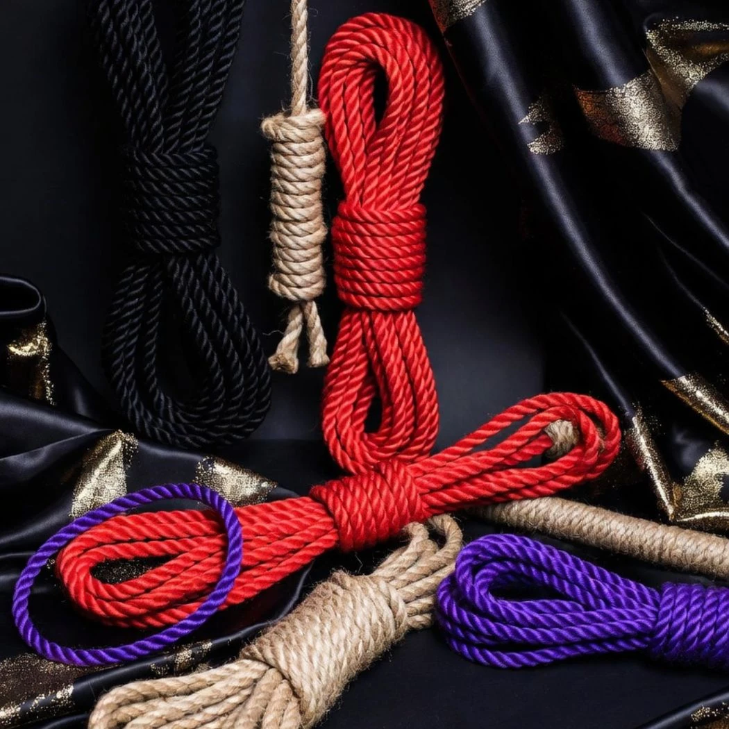 Liny i sznury bondage – jaki materiał wybrać, żeby nie powodował otarć i był łatwy do rozwiązania?